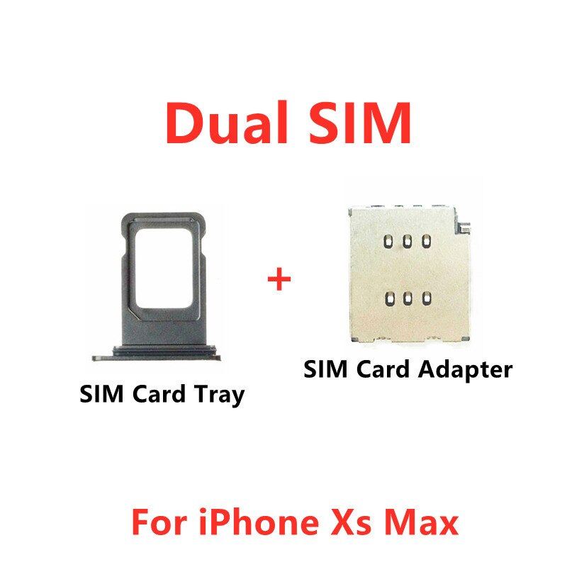 Ersatz Teile Dual SIM Karte Leser biegen Kabel Für iPhone Xs Max SIM Karte Tablett Halfter Slot Adapter