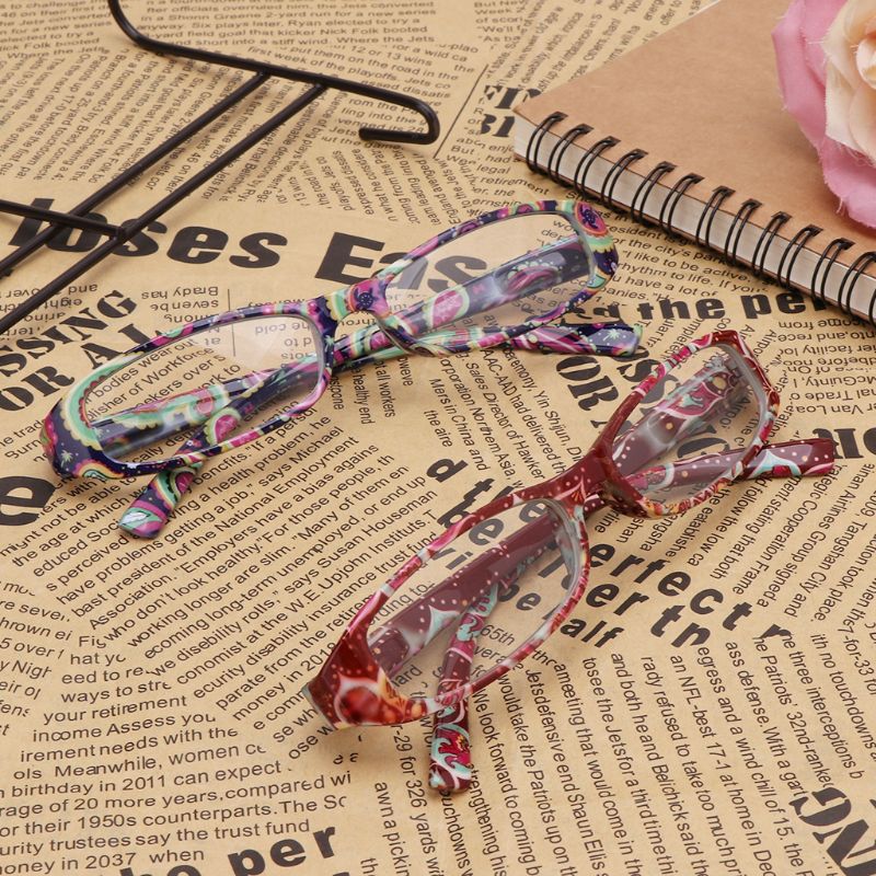 Vintage dames unisex leesbrillen brillen presbyopie lezers rechthoekig montuur heldere lens  +1.0 to +4.0