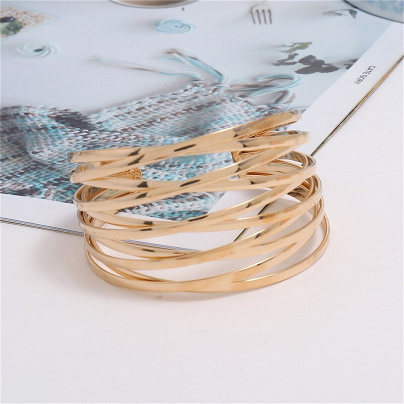 LZHLQ Cuff Bangles For Women Brand Big Bohemia Boho Bangles Indian Girls Bracelets & Bangles Female Cute Ladies Jewelry