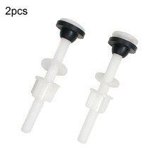2pcs Toilet Seat Hinge Bolts Screw Fixing Fitting Kit Toilet Seat Plastic Fastener Repair Accessories