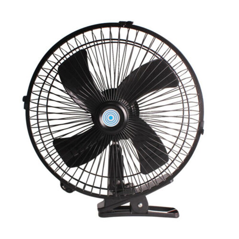 8 INCH 12/24V Car Van Home 2 Speed Airflow Fan Summer Electric Cooling With Clip Universal