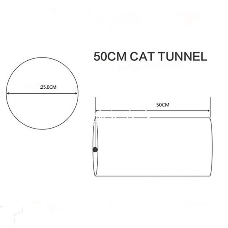 5 farver små dyr tunneller og rør 25*50cm kanin ilder marsvin kat tunnel med sjov klokke sammenklappelig lille kæledyr legetøj