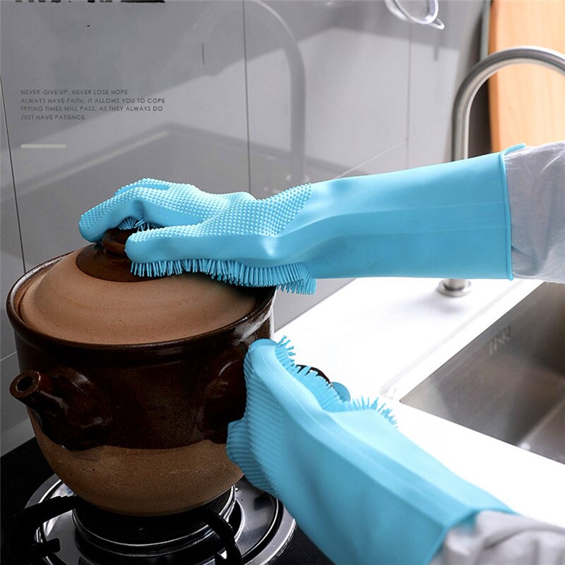 Elgood 2 Paia di Guanti Cucina Riutilizzabili, Guanti per la Pulizia