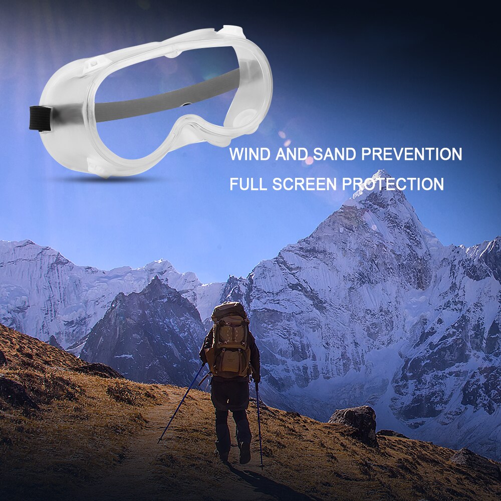 Protective Safety Goggles Fully Closed Breathable Glasses Dust-proof Anti-Fog Labor-proof Transparent Isolation Eye Mask