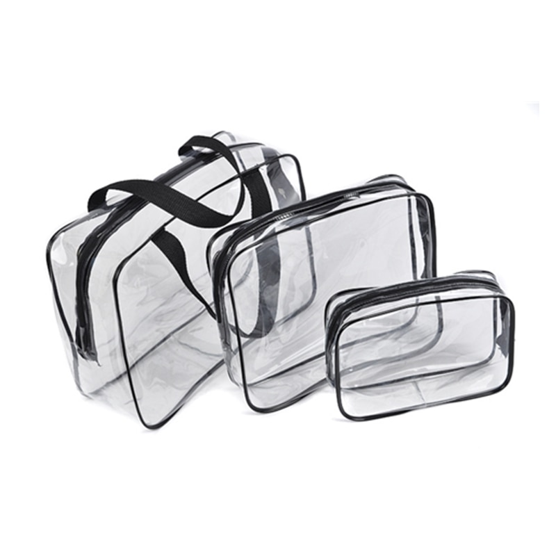 1Pcs Transparante Cosmetische Tas Pvc Zakken Reizen Organizer Helder Make-Up Tas Schoonheidsspecialist Wassen Tassen Toilettas Beauty Make Up pouch