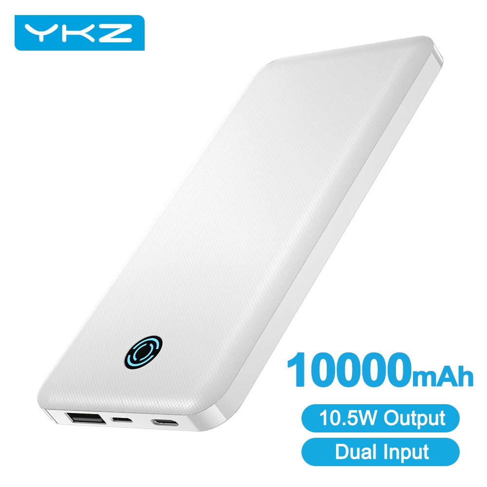 YKZ Led-anzeige Power bank Für iPhone 12 10000mAh USB Typ C Mini Tragbare Ladegerät Travel Schnell Externe Batterie für Xiaomi Mi9