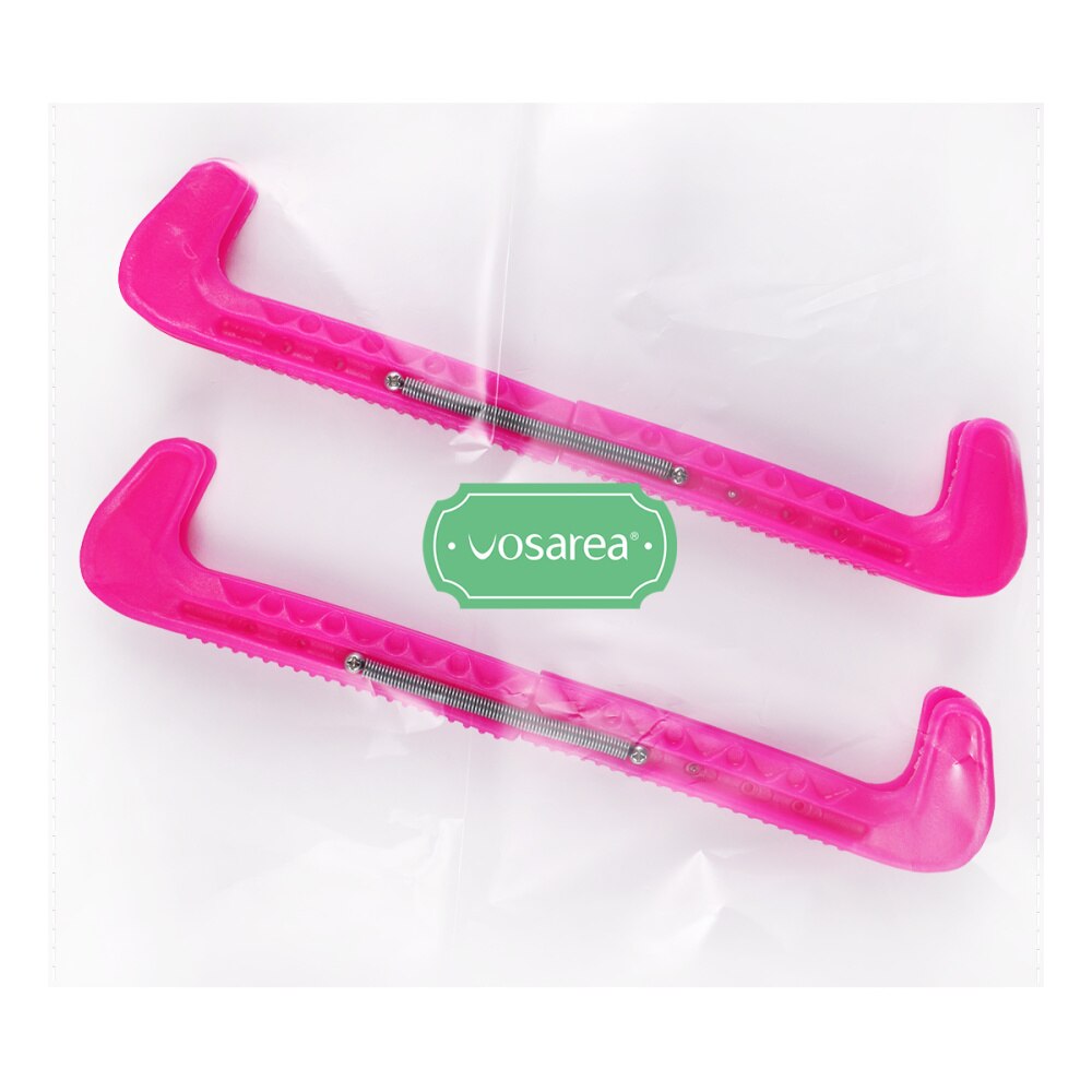 Vosarea Ice Skate Guards - Adjustable Figure Protector Covers - Ice Hockey Blade Covers