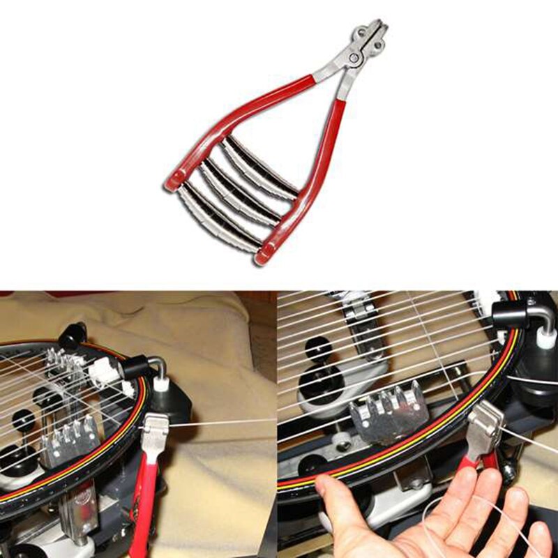 Stringing Clamp - Tennis Squash Badminton Racquet Tool - Durable Metal Construction