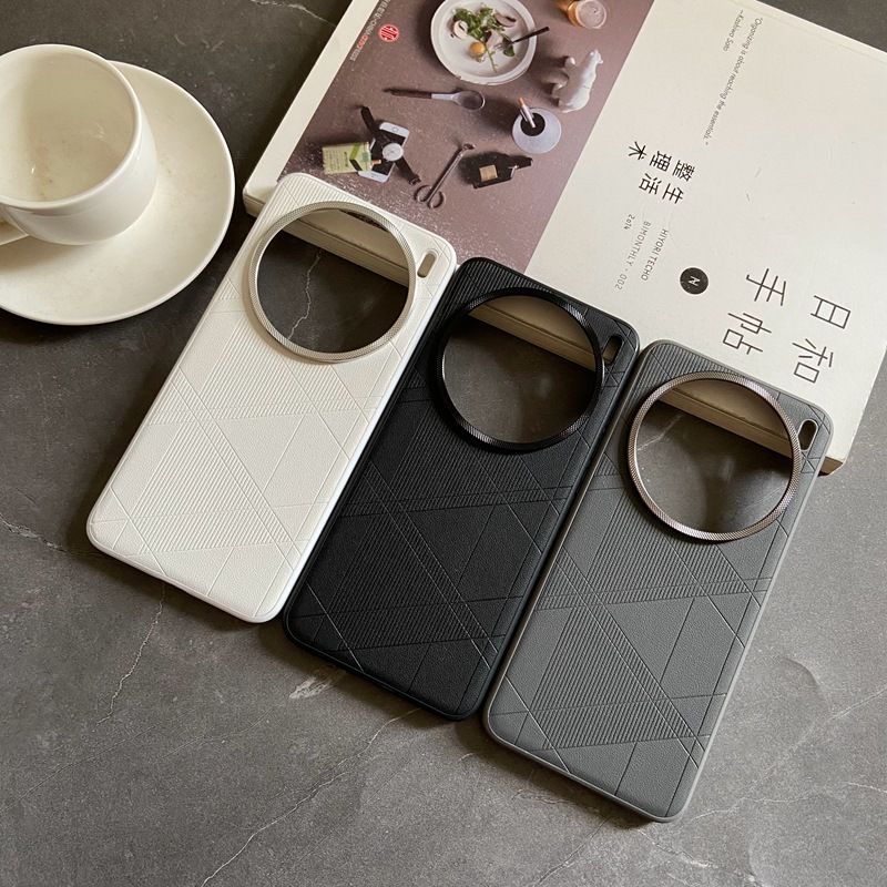 Para VIVO X200 Pro funda de lujo de cuero PU mate diamante comprobar funda protectora trasera para VIVO X200Pro Mini X100S Pro X100 Ultra
