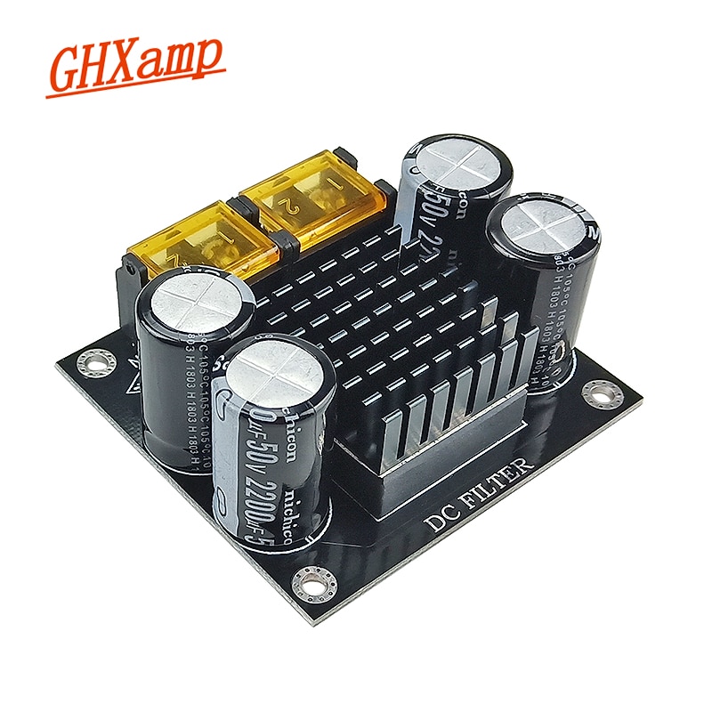 GHXAMP 50A DC Alimentazione Elettrica Filtro Raddrizzatore A Ponte Condizionatore Pulito DC Rumore di Alimentazione Filtro Onda AC220V 1pc