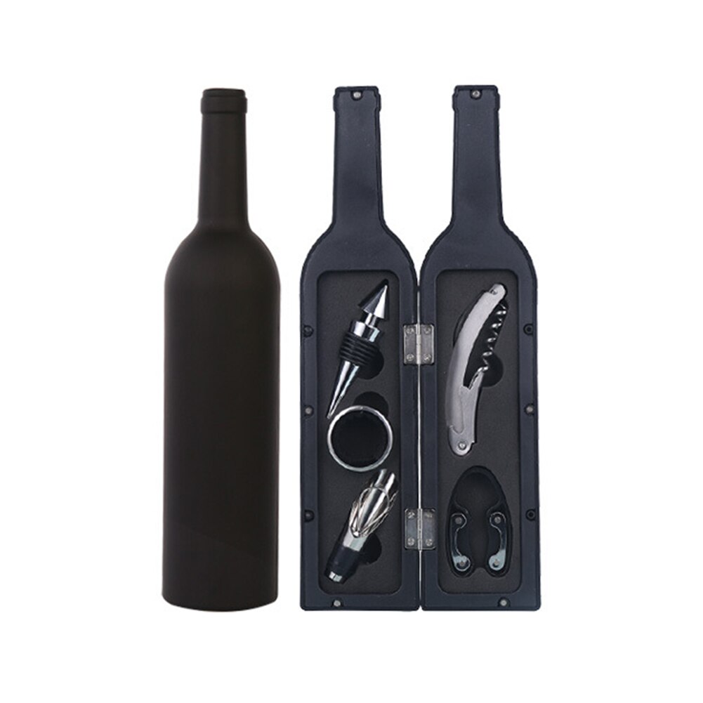 5Pcs Wijn Flesopener Set Innovatieve Wijnfles Shapde Wijn Opener Kit Bar Gereedschap Dining Onderhoudend Keuken