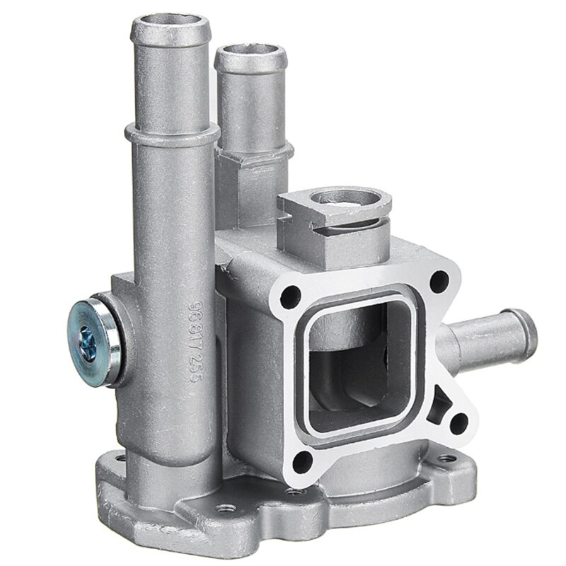 Aluminium termostathus kåpa 96984103 96817255 för chevrolet chevy för cruze aveo orlando för opel astra zafira signum moka