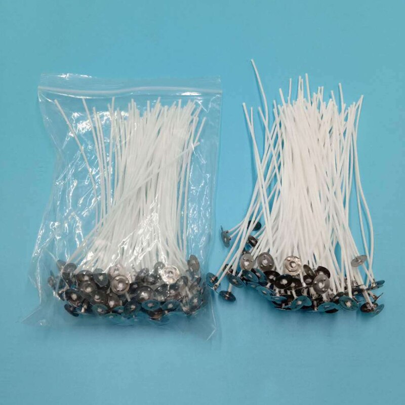 100PCS/pack 15cm Cotton Candle Wick DIY Handmade Making Crafts Materials Home Supplies: Default Title