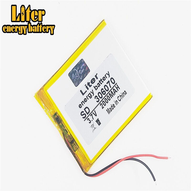 3.7v 2000 lithium-polymer-akku 306070 lipo) zum selberbauen für tablets, gps-geräte, psp, videospiele, e-book-reader, pcs und powerbanks