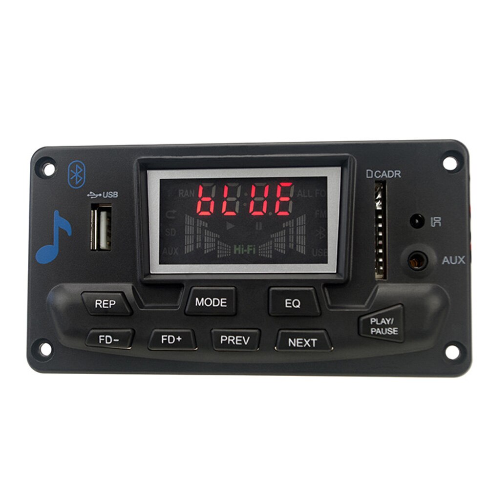 MP3 Player Board Module Lossless Display USB Bluetooth Decoder Support Car Speaker Accessories Audio Wireless LED Indicator