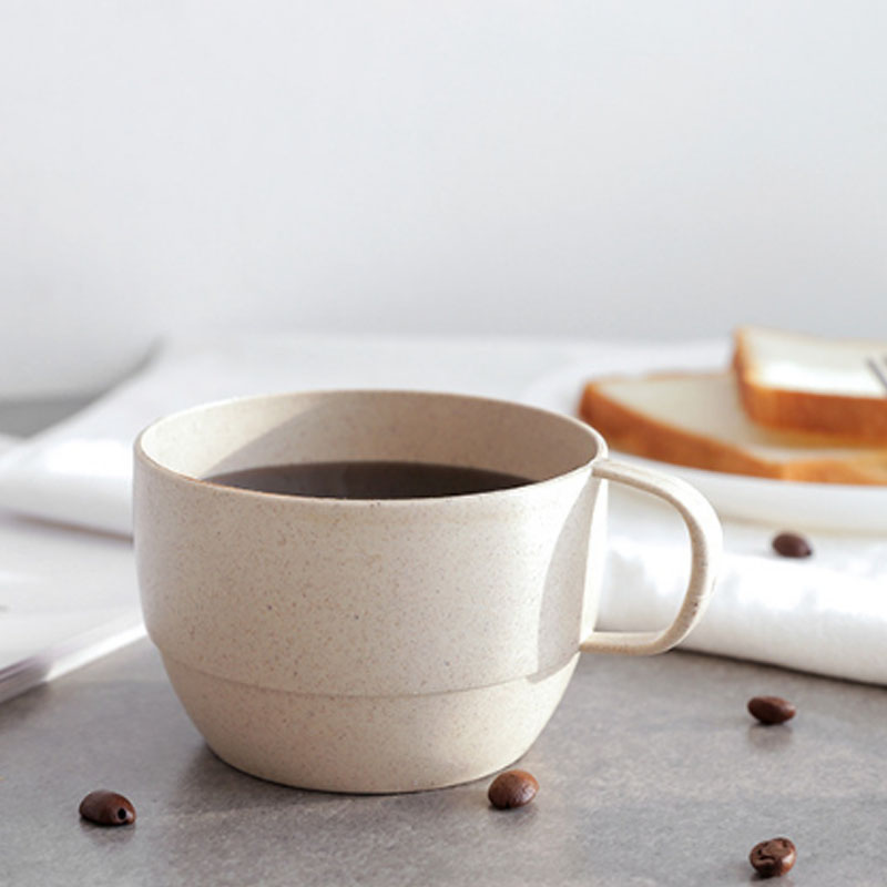1 PC Office Coffee Cup Eco-friendly Mouthwash Cups Wheat Straw kitchen Accessories Milk Tea Cup