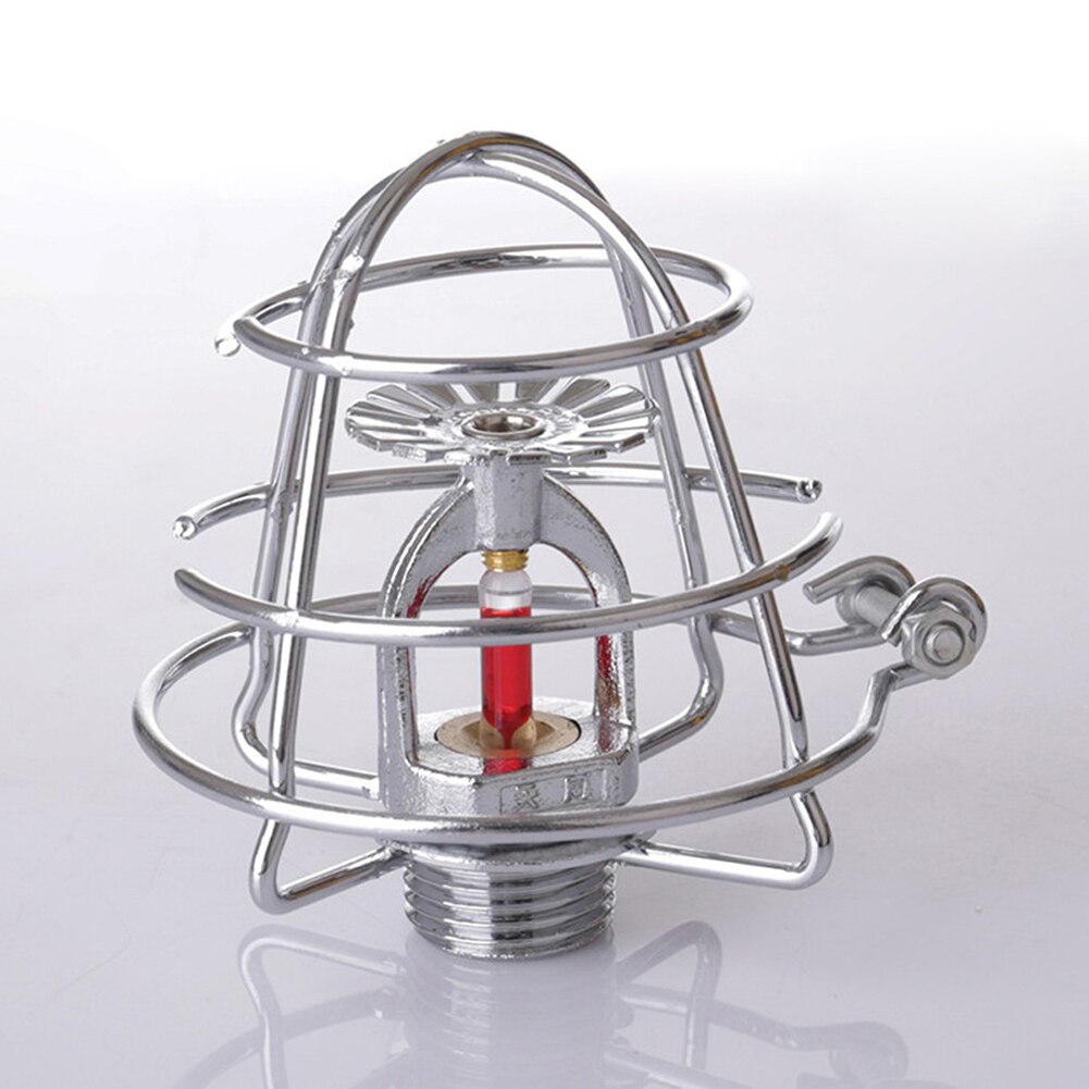 Fire Sprinkler Head Heavy Duty Chrome Plated Embedded Protector Fire Extinguishing System Sprinkler Bracket Shield
