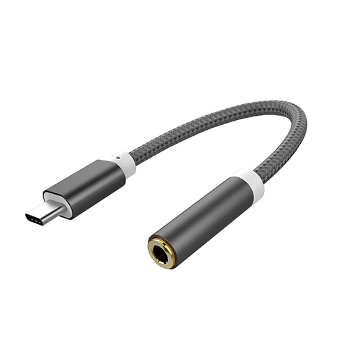 Usb Type C Naar 3.5Mm Koptelefoon Hoofdtelefoon Kabel Adapter USB-C Naar 3.5Mm Jack Aux Kabel Voor Letv 2 2pro Max2 Pro 3 Xiaomi 6: black