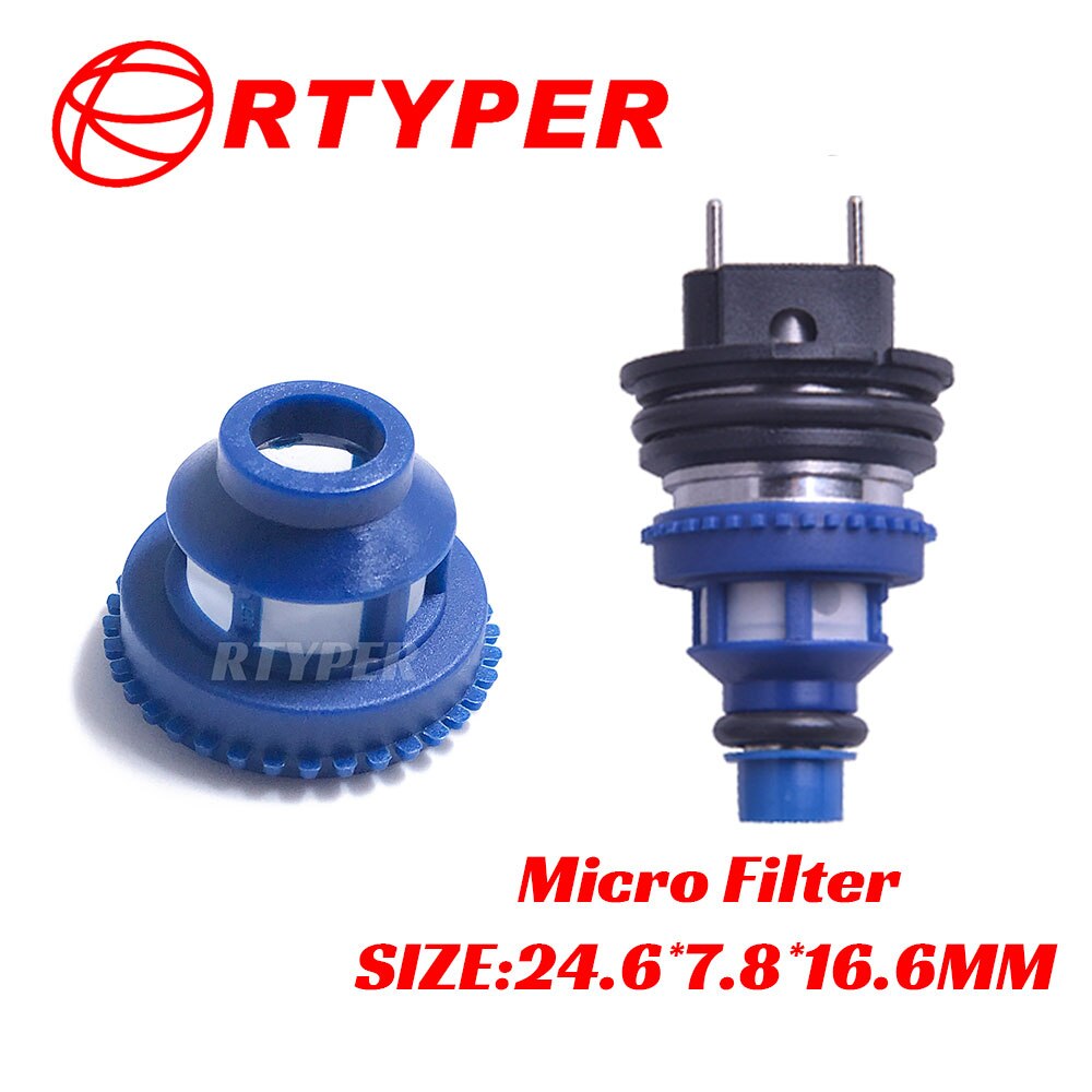 100 stuks benzinefilterkorf brandstofinjector 12023 voor chevy geo metro renault suzuki swift 195500-2160 0280150661 1.0l