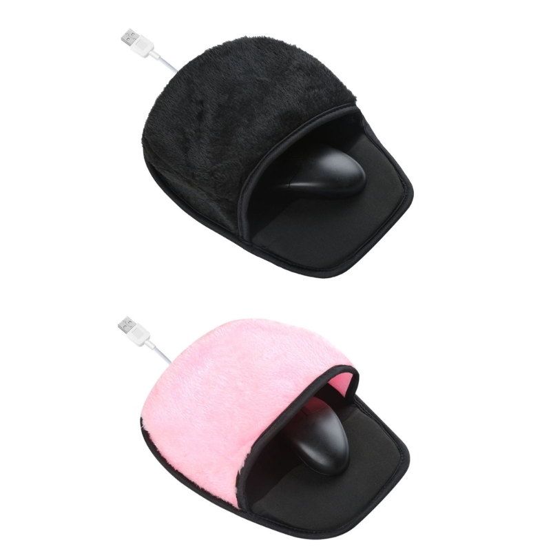 Podgrzewana podkładka pod mysz USB Zimowe podgrzewane podkładki pod mysz Ogrzewacz do rąk Prezent świąteczny do komputera PC Laptop Notebook