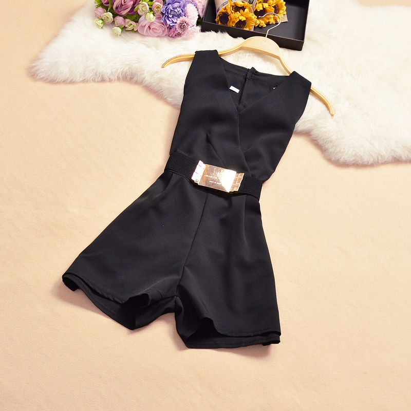 SLEEVELESS FLARED PLAYSUIT BONZA BABE