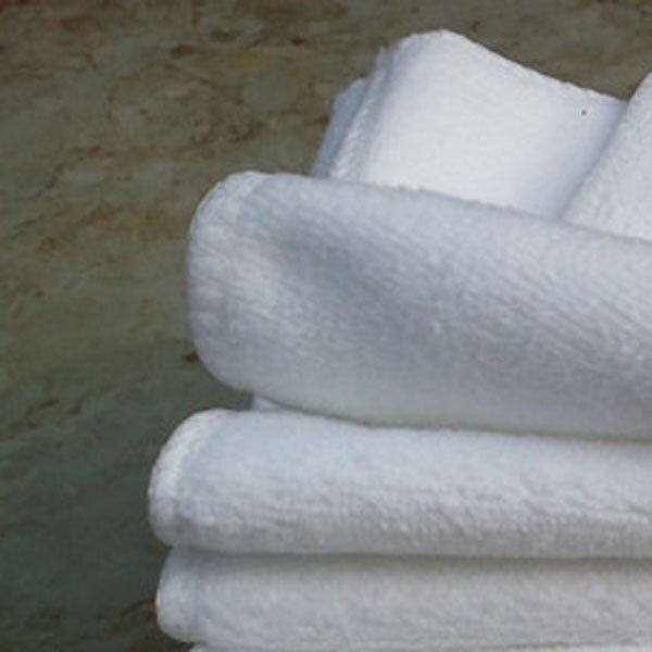 30*60cm bærbare hvide bløde vaskeklude håndklæder mikrofiber stof ansigt håndklæde hotel badehåndklæde 1/5/10 stk