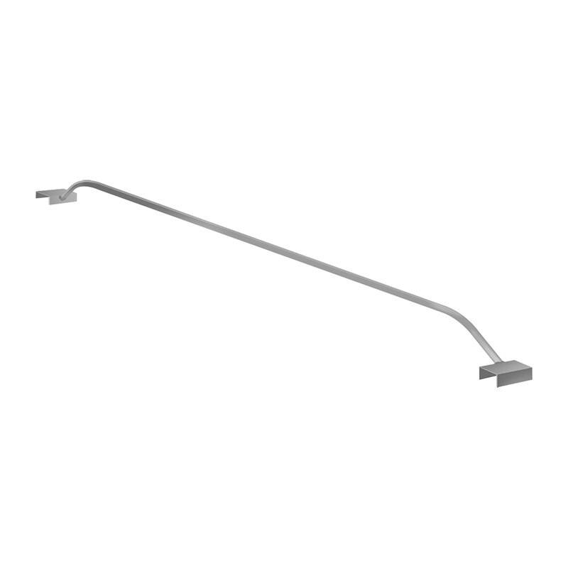 Soutien aluminium ajustable 132-210cm pour bâche plate remorque