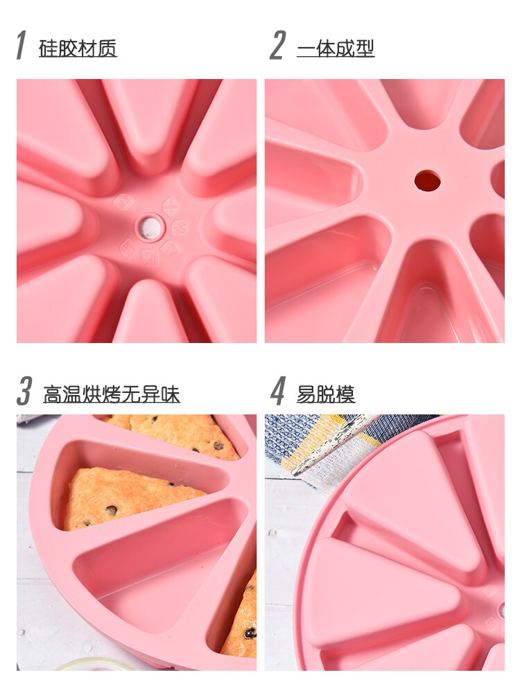 Cakevorm siliconen bakvorm chocoladevorm dessertgereedschap bakvorm taarten bakken moule gateau keukenaccessoires  da60mj