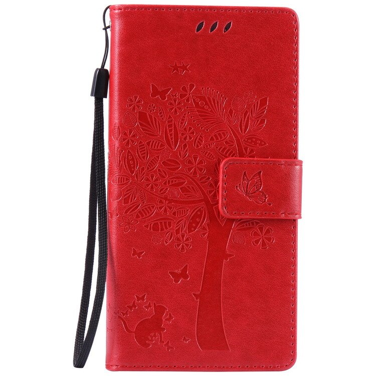 case cover For ZTE Blade A910 L110 Wallet Flip Leather Protective Phone Cover Bag mobile shell ZTE Blade A520C A520: ZTE Blade A520C / Red