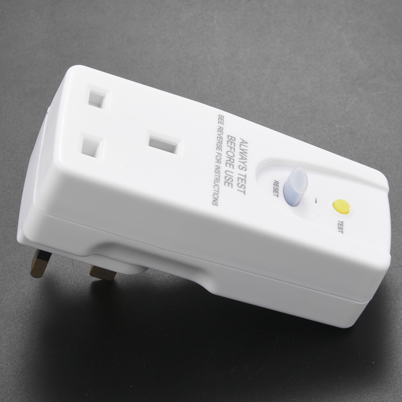 Uk Plug 13A Gfci Leakage Protection Plug Rcd Socket Home Circuit Breaker Cutout Power Trip Switch- Uk Plug