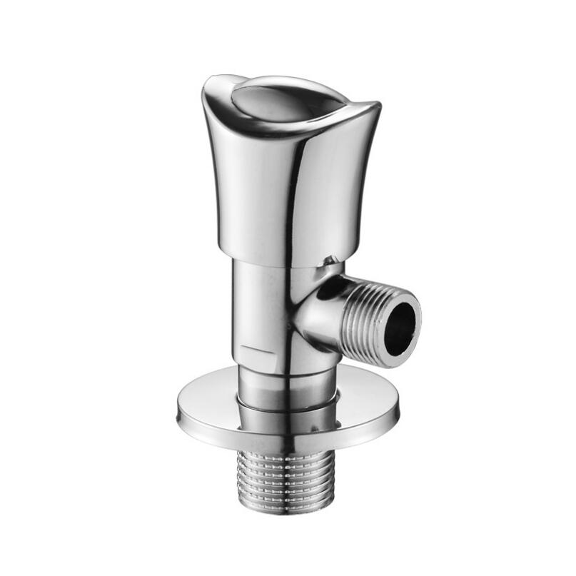 G1/2*3/8 & Koud Water Anti-explosie Keuken Wc Messing Driehoek Klep 3 ′ Outlet Hoekstopkraan Schakelaar inlaatklep