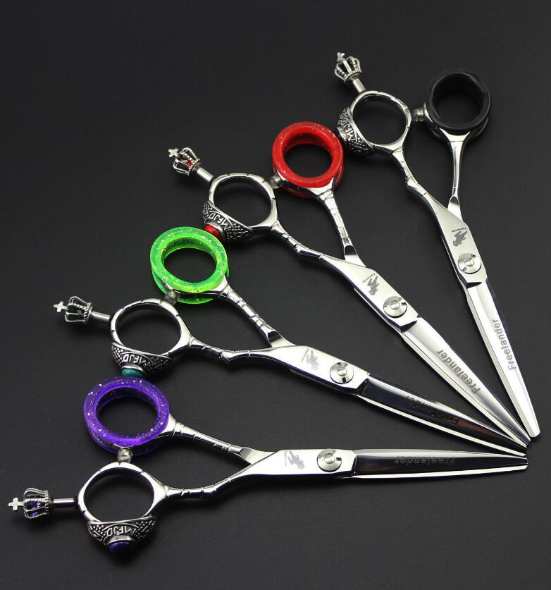 5 Stuks Silica Gel Haarschaar Ringen - Barber Dunscharen Inzet - 6 Inch Handvat