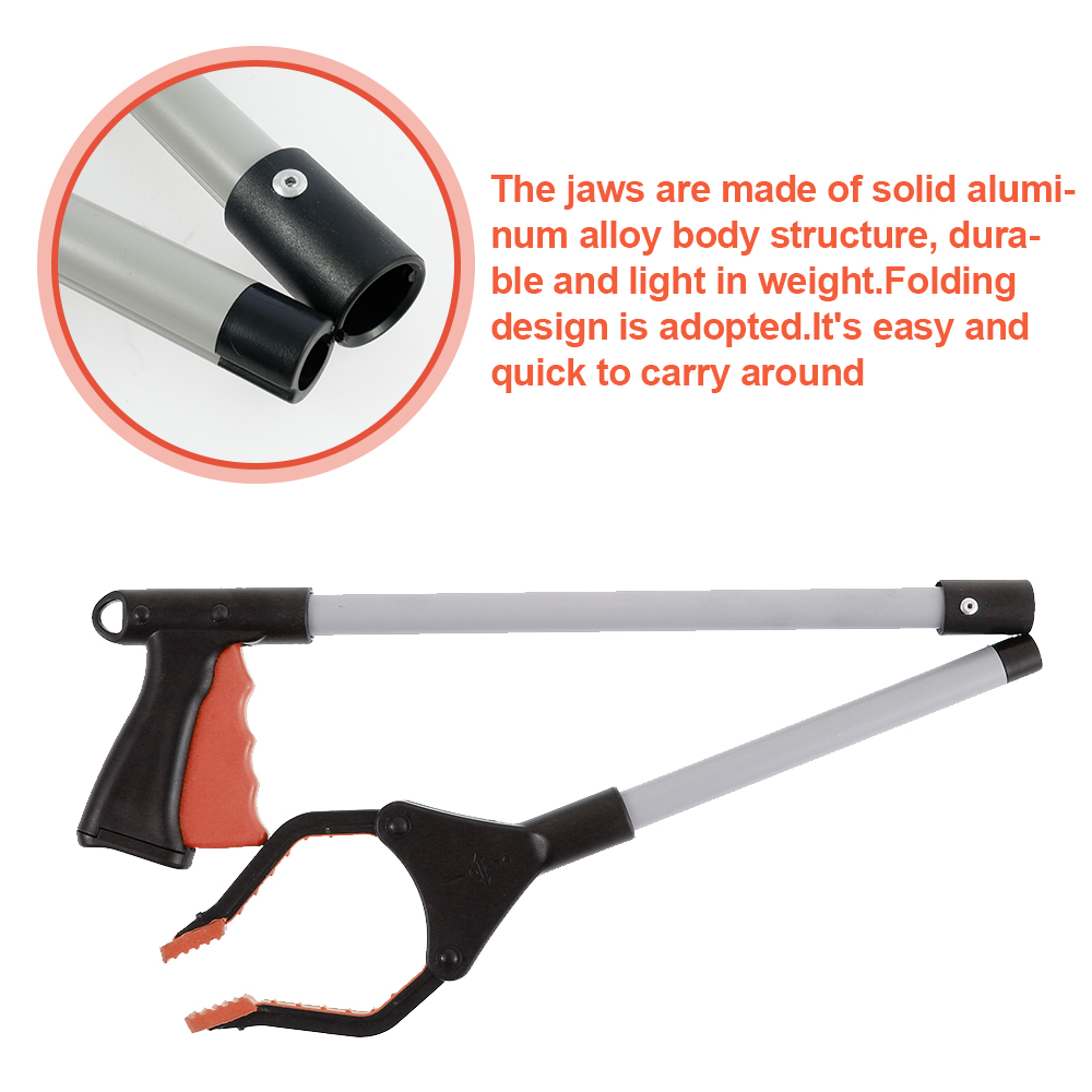 Foldable Litter Reachers Pickers Pick Up Tools Gripper Extender Grabber Picker Collapsible Garbage Pick Up Tool Grabbers