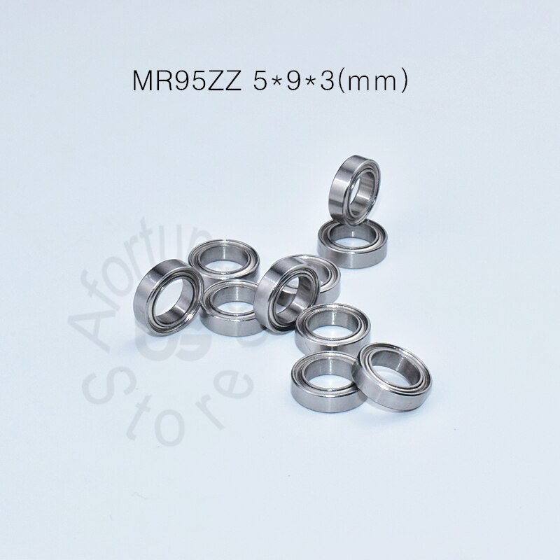MR95ZZ 5*9*3 (mm) 10 stuks bearing Metal Sealed Miniatuur Mini Lager MR95 MR95ZZ chroomstaal diepe groeflager