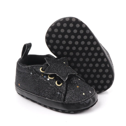 Newborn Baby Girls Shoes Moccasins Solid Infant Toddler Soft Sole Crib Bebe Footwear First Walker Prewalker Ballet Dress Shoe: A / 0-6 Months