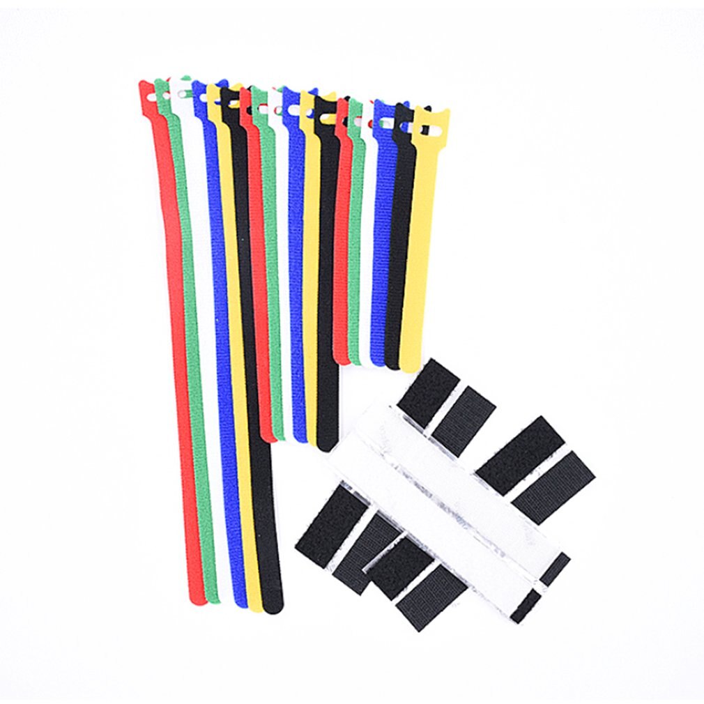 Cable Ties Computer Data Cable Strap Network Nylon Cable Tie Hook and Loop Cable Tie