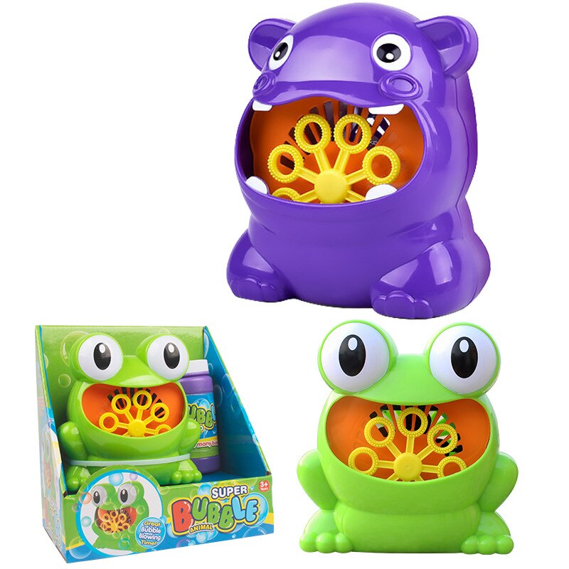 Zomer Baby Bad Speelgoed Muziek Dinosaurus Dier Bubble Machine Automatische Spit Blower Fabrikant Met Muziek & Zuignap