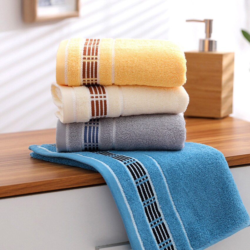 rein Baumwolle gestreift Handtuch Pro Erwachsene Vs Haushalt Bad Handtücher schnell-Trocknen Sanft waschen Gesicht Handtuch hoch Absorption Havlu