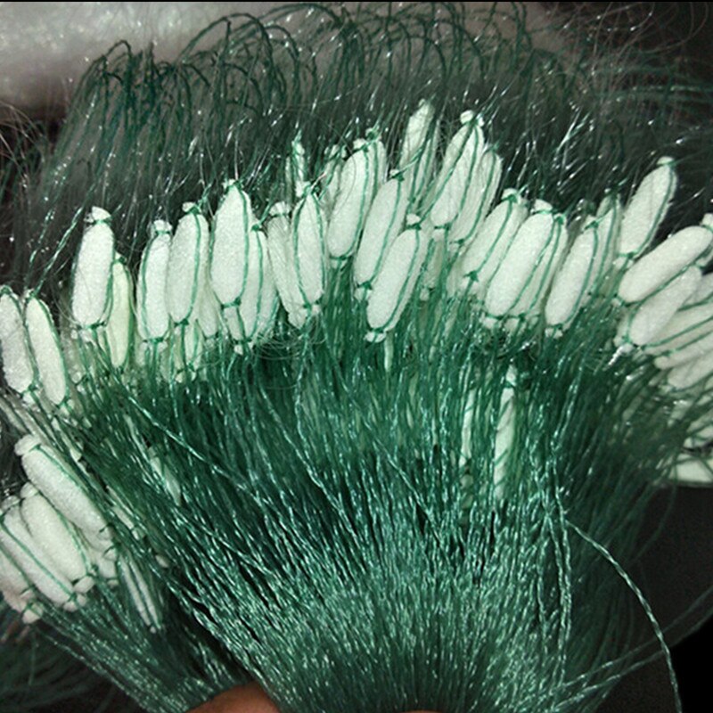 Nylon net  h1m*l30m 3 lag 3cm mesh vask net fisk fælde klæbrigt fiskenet kina udendørs rede pesca fiskenetværk netnet værktøj
