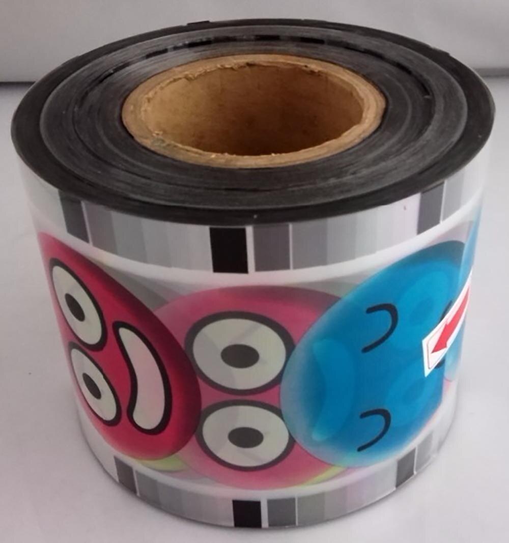 3000Pcs Milk Sealing Film Tea Cup Seal Film Roll Bubble Boba Tea Sealing Printing Healthy Material for Plastic Cups