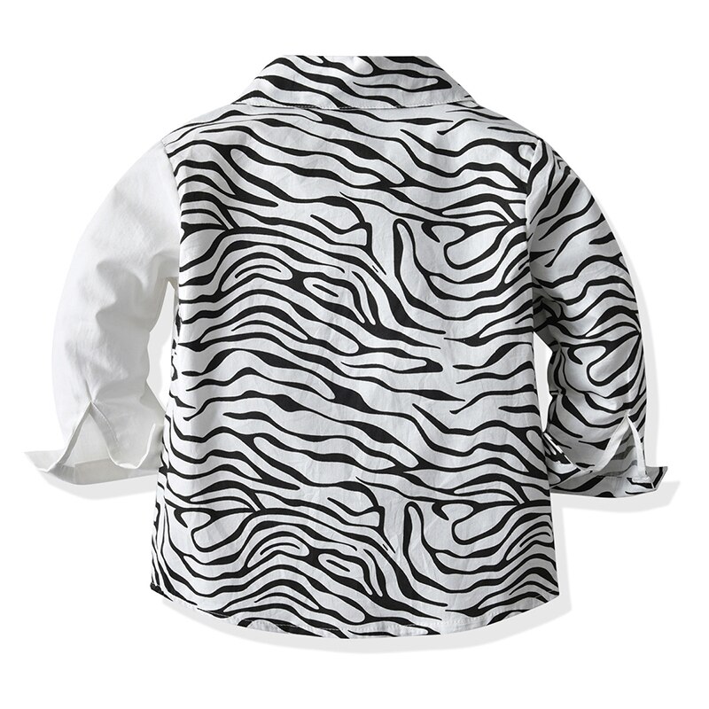 Baby Jongens Gentleman Casual Pak Lange Mouwen Bowtie Shirt + Broek Jarretel Sets 4 Stuks Kinderen Jongens Kleding