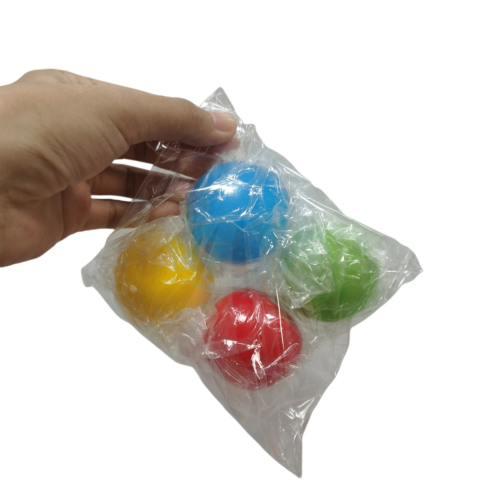 Sticky wall ball sæt 4 stk sjovt aflastende tryk squeeze stretch bolde legetøj til børn teenagere voksne