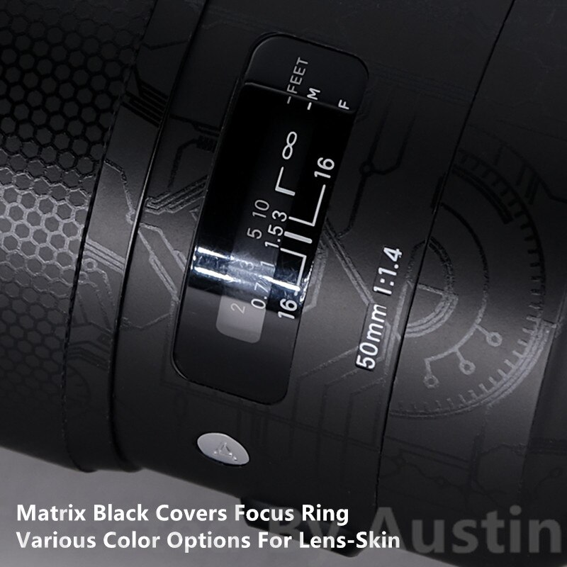 Lens Skin Decal Sticker Wrap Film For Sigma 50 f1.4 E Mount Anti-scratch Protector Cover Case