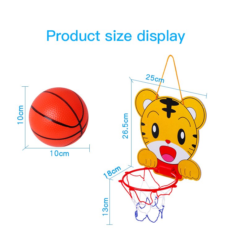 Cartoon Animal Basketball Board Indoor Fitness Sports Mini Basketball Hoop For Children - Basketball Board