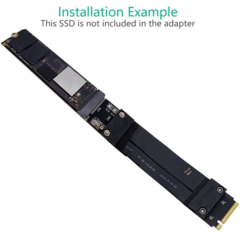 M.2 Ngff Nvme M Sleutel Ssd Verlengkabel 2280 Riser Extender Card Ondersteuning Pci-E 3.0 4X Verlengsnoer