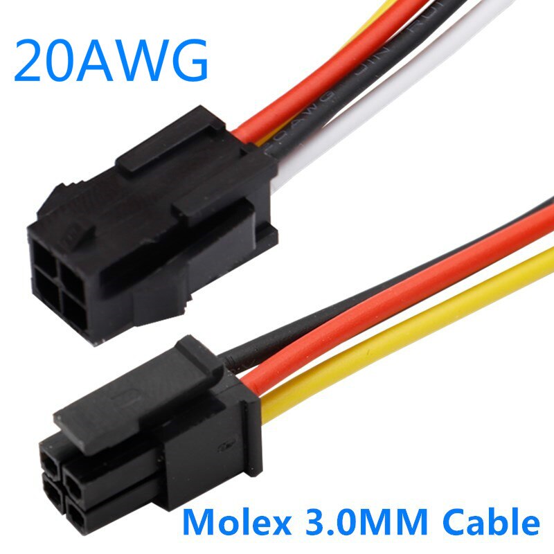 5Stck Molex 3,0 MM Kabel 20AWG Kleine 5557 5559 Männlich-weibliche Luft Docking Elektronische Kabel, MX 3,0 43025 Terminal Linie