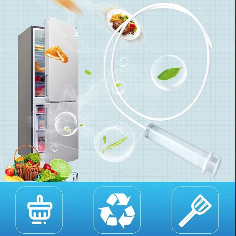 Køleskab afløbshul fjerner rengøringsværktøjssæt genanvendeligt til køleskabe til hjemmet hurtig rengøring hks 99