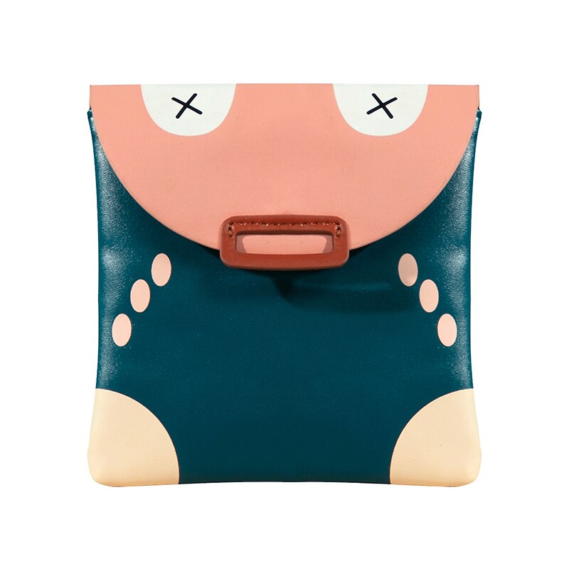 Qudai Waterdichte Opslag Grappig Gezicht Tas Leuke Sanitaire Zakjes Draagbare Card Makeup Lipstick Sleutel Oortelefoon Data Kabels Organizer