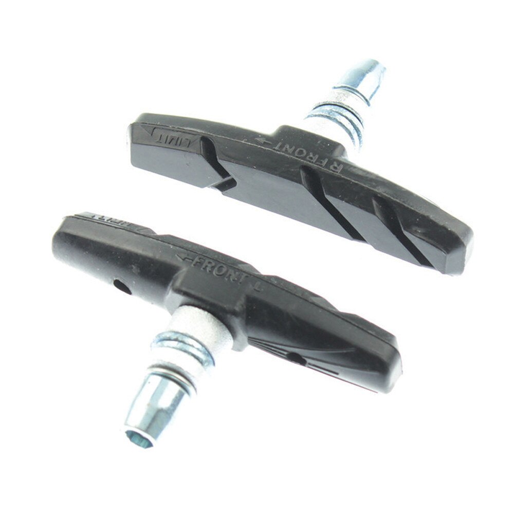 2pc Durable Bicycle Brake Pads Cycling Bike V Brake Holder Pads Shoes Blocks Rubber Friction Rim Brake Mtb Road Bike Brake Pads