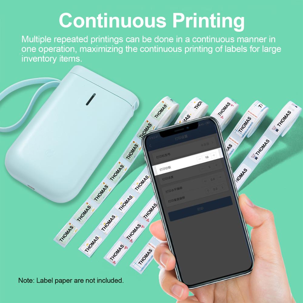 Wireless Label Printer Portable Pocket D11 Label Printer Bluetooth Thermal Label Printer Fast Printing Home Use Office Printer